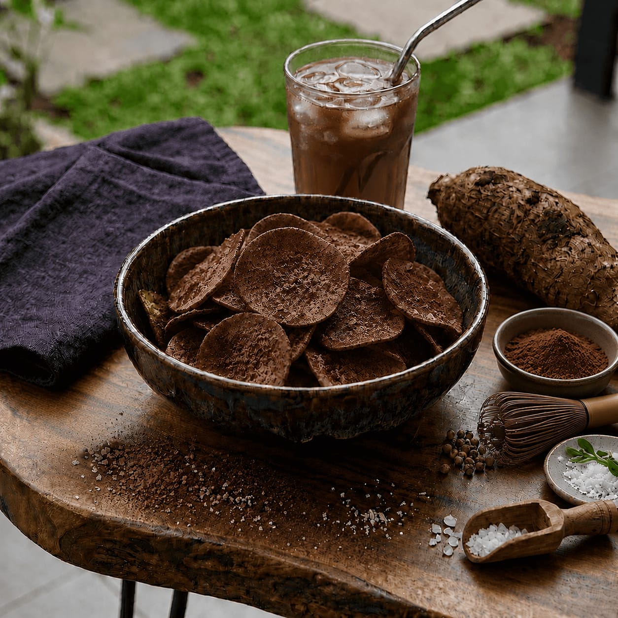 Keripik Singkong Coklat